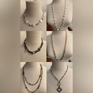 Pearl and Bead Necklace Set